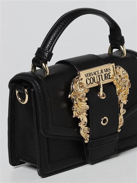 versace jeans couture bag black|versace jeans couture women bags.